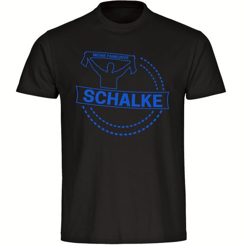 4068859003517 - multifanshop Kinder T-Shirt - Schalke - Meine Fankurve - Druck blau - Kind 4068859003517 - multifanshop Kinder T-Shirt - Schalke - Meine Fankurve - Druck blau - Kind