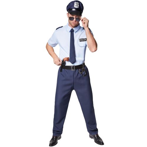 4260552083357 - tectake® Herrenkostüm Police Officer