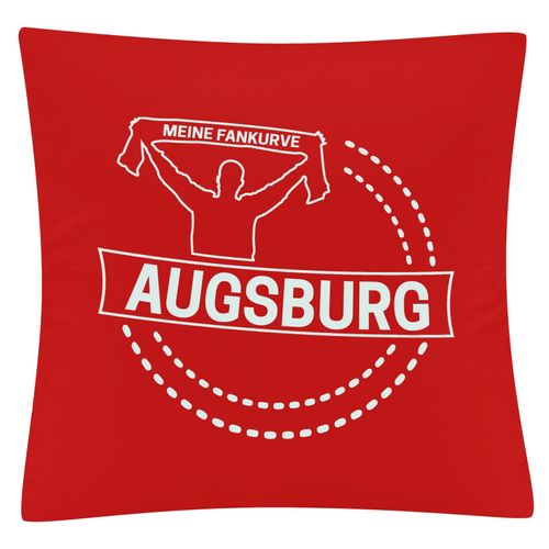 4068859132729 - multifanshop Kissenbezug - Augsburg - Meine Fankurve - Druck weiß - Kissen 4068859132729 - multifanshop Kissenbezug - Augsburg - Meine Fankurve - Druck weiß - Kissen