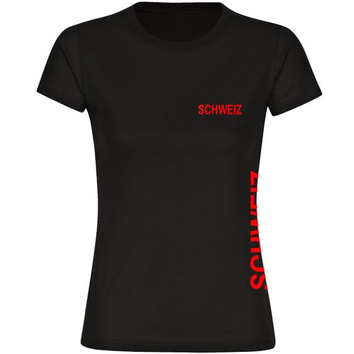 4068859214630 - multifanshop Damen T-Shirt - Schweiz - Brust & Seite - Druck rot - Frauen 4068859214630 - multifanshop Damen T-Shirt - Schweiz - Brust & Seite - Druck rot - Frauen