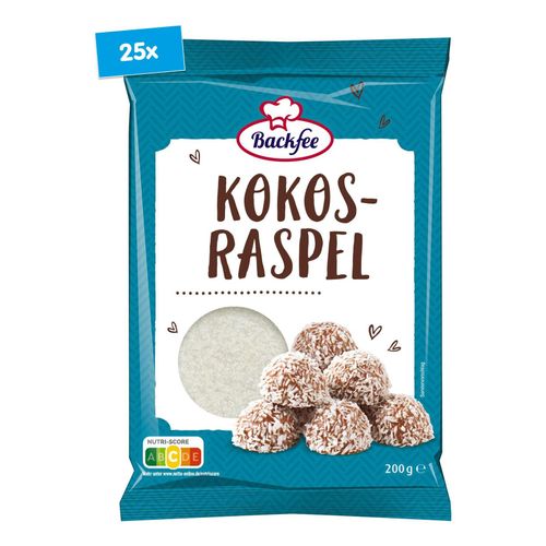 4316268306270 - Backfee Kokosraspel 200 g 25er Pack 4316268306270 - Backfee Kokosraspel 200 g 25er Pack