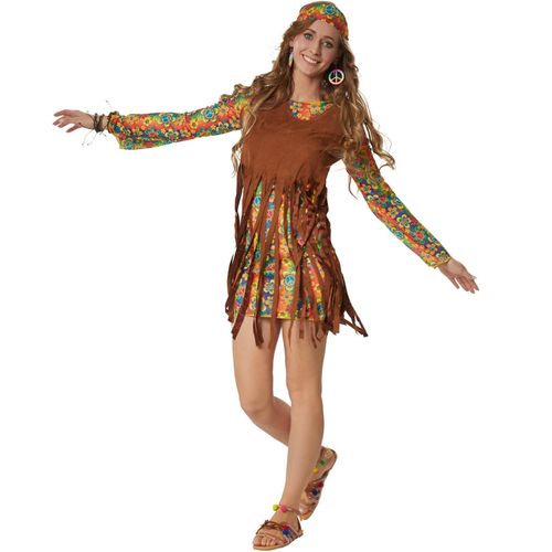 4061173023681 - tectake® Frauenkostüm Rebellische Hippie Squaw 4061173023681 - tectake® Frauenkostüm Rebellische Hippie Squaw
