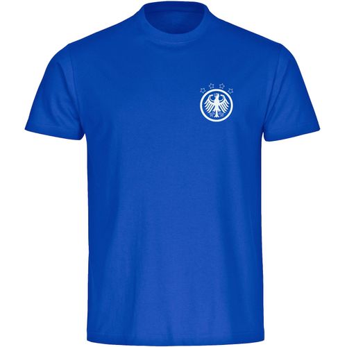 4068859251345 - multifanshop Herren T-Shirt - Deutschland - Adler Retro - Druck weiß - Männer 4068859251345 - multifanshop Herren T-Shirt - Deutschland - Adler Retro - Druck weiß - Männer