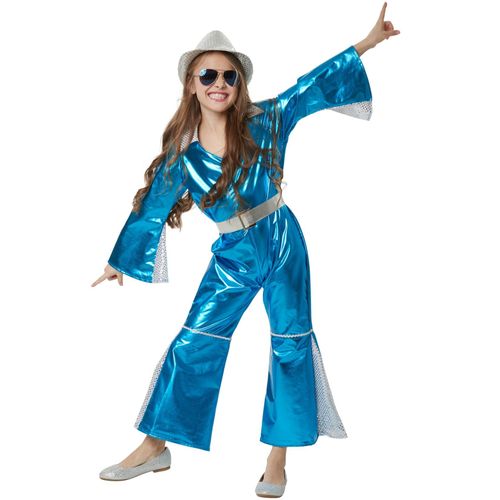 4061173017871 - tectake® Mädchenkostüm Glitzerndes Disco Starlet