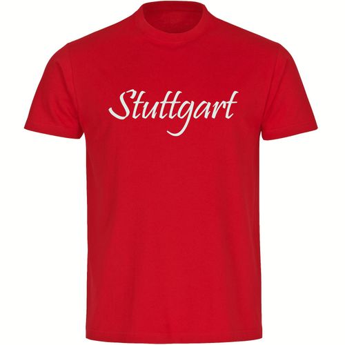 4068859162115 - multifanshop Herren T-Shirt - Stuttgart - Schriftzug - Druck weiß - Männer 4068859162115 - multifanshop Herren T-Shirt - Stuttgart - Schriftzug - Druck weiß - Männer