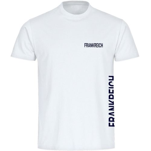 4068859307547 - multifanshop Herren T-Shirt - Frankreich - Brust & Seite - Druck navi - Männer 4068859307547 - multifanshop Herren T-Shirt - Frankreich - Brust & Seite - Druck navi - Männer