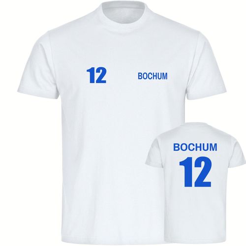 4068859026011 - multifanshop Kinder T-Shirt - Bochum - Trikot Nummer 12 - Druck blau - Kind