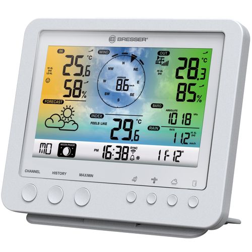 4007922069043 - BRESSER zusätzliche   Ersatz-Basisstation für 7002581 Wetterstation weiß