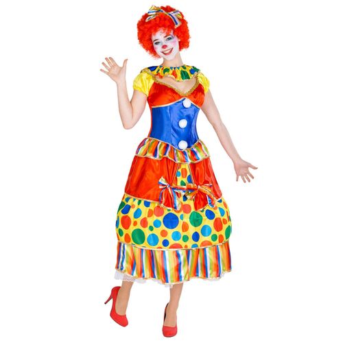 4260505449551 - tectake® Frauenkostüm Clown Fridoline