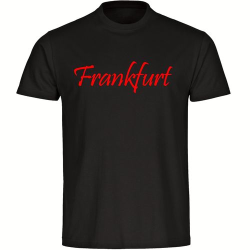 4068859157975 - multifanshop Herren T-Shirt - Frankfurt - Schriftzug - Druck rot - Männer 4068859157975 - multifanshop Herren T-Shirt - Frankfurt - Schriftzug - Druck rot - Männer