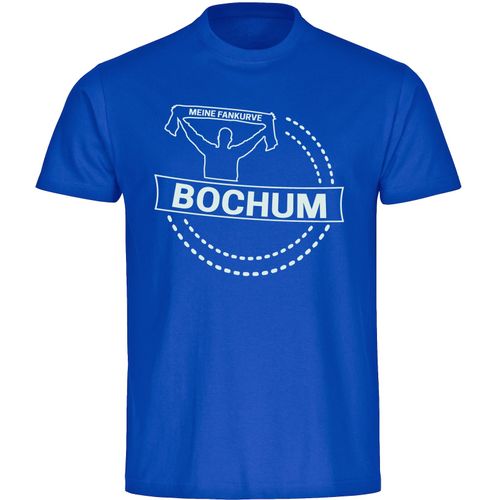 4068859051686 - multifanshop Herren T-Shirt - Bochum - Meine Fankurve - Druck weiß - Männer 4068859051686 - multifanshop Herren T-Shirt - Bochum - Meine Fankurve - Druck weiß - Männer