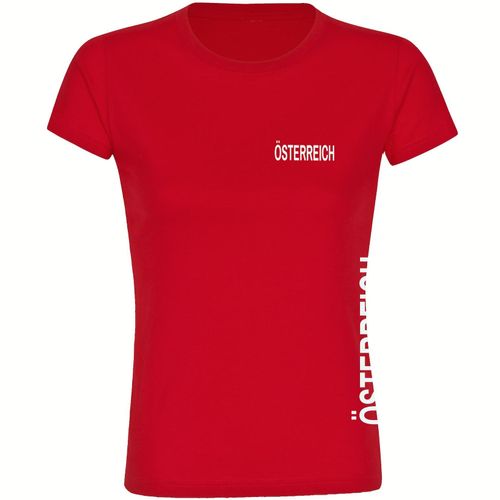 4068859469184 - multifanshop Damen T-Shirt - Österreich - Brust & Seite - Druck weiß - Frauen 4068859469184 - multifanshop Damen T-Shirt - Österreich - Brust & Seite - Druck weiß - Frauen