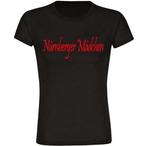 4068859155520 - multifanshop Damen T-Shirt - Nürnberg - Nürnberger Mädchen - Druck rot - Frauen 4068859155520 - multifanshop Damen T-Shirt - Nürnberg - Nürnberger Mädchen - Druck rot - Frauen