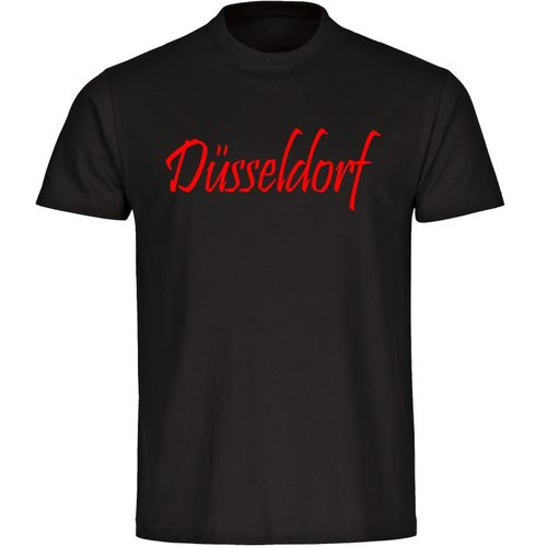 4068859157814 - multifanshop Kinder T-Shirt - Düsseldorf - Schriftzug - Druck rot - Kind 4068859157814 - multifanshop Kinder T-Shirt - Düsseldorf - Schriftzug - Druck rot - Kind