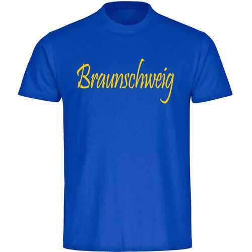 4068859206475 - multifanshop Kinder T-Shirt - Braunschweig - Schriftzug - Druck weiß - Kind