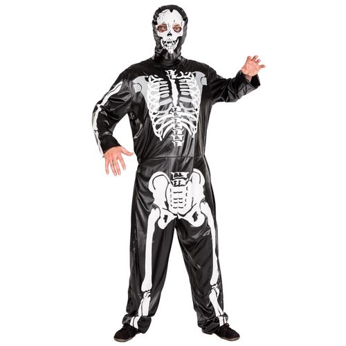 4260473668718 - tectake® Herrenkostüm Skeleton