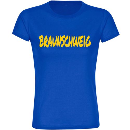 4068859502652 - multifanshop Damen T-Shirt - Braunschweig - Textmarker - Druck gelb - Frauen 4068859502652 - multifanshop Damen T-Shirt - Braunschweig - Textmarker - Druck gelb - Frauen