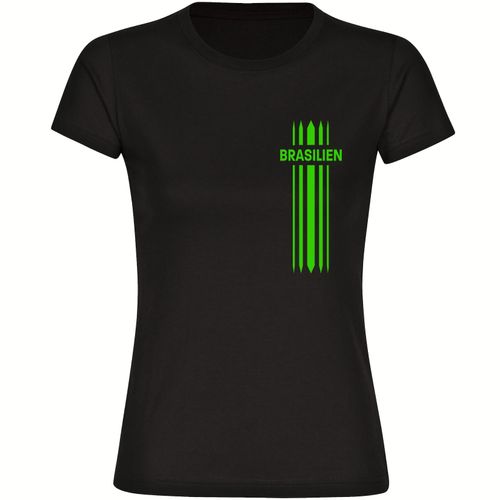 4068859286637 - multifanshop Damen T-Shirt - Brasilien - Streifen - Druck gelb - Frauen 4068859286637 - multifanshop Damen T-Shirt - Brasilien - Streifen - Druck gelb - Frauen