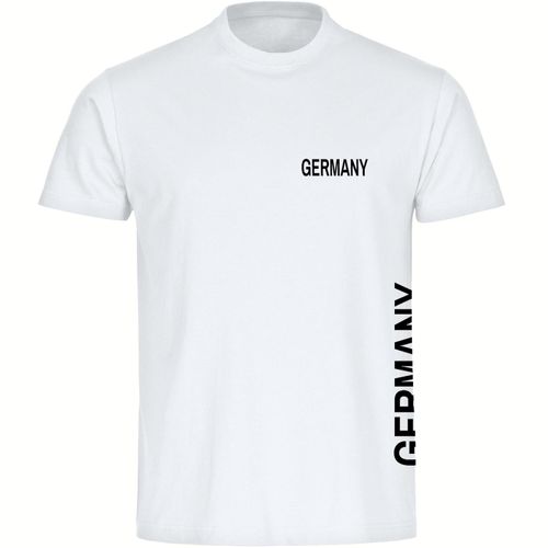 4068859355326 - multifanshop Kinder T-Shirt - Germany - Brust & Seite - Druck schwarz - Kind