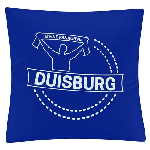 4068859053833 - multifanshop Kissenbezug - Duisburg - Meine Fankurve - Druck weiß - Kissen 4068859053833 - multifanshop Kissenbezug - Duisburg - Meine Fankurve - Druck weiß - Kissen