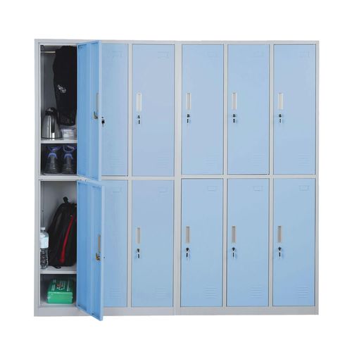 4057651182520 - Schließfach Preston T829 Schließfachschrank Wertfachschrank Spind Metall 12 Fächer ~ blau 4057651182520 - Schließfach Preston T829 Schließfachschrank Wertfachschrank Spind Metall 12 Fächer ~ blau