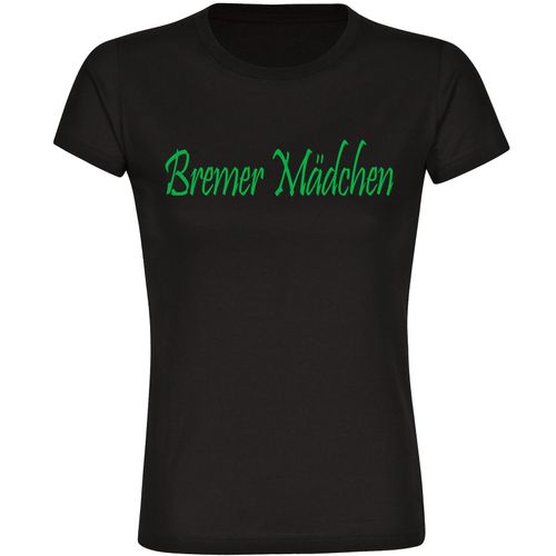 4068859182083 - multifanshop Damen T-Shirt - Bremen - Bremer Mädchen - Druck grün - Frauen 4068859182083 - multifanshop Damen T-Shirt - Bremen - Bremer Mädchen - Druck grün - Frauen