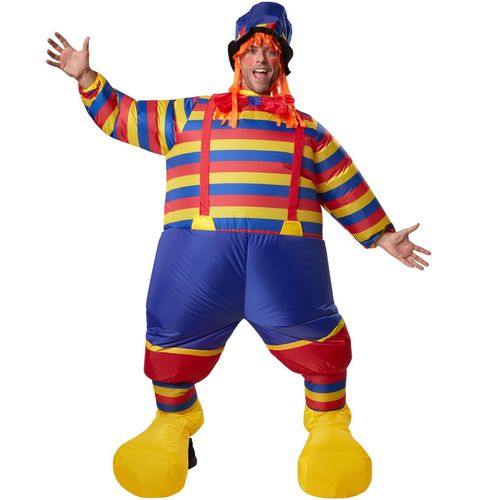 4061173017536 - tectake® Aufblasbares Kostüm Clown 4061173017536 - tectake® Aufblasbares Kostüm Clown