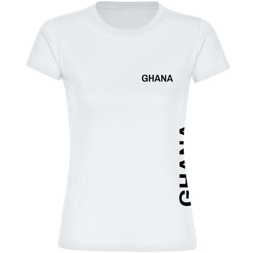 4068859313012 - multifanshop Damen T-Shirt - Ghana - Brust & Seite - Druck schwarz - Frauen 4068859313012 - multifanshop Damen T-Shirt - Ghana - Brust & Seite - Druck schwarz - Frauen