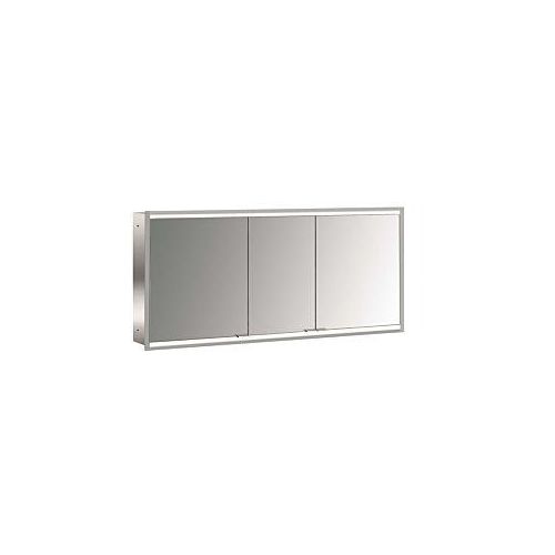 4018445141819 - Emco prime Unterputz-Lichtspiegelschrank 949706263 1400x730mm 3-türig aluminium spiegel 4018445141819 - Emco prime Unterputz-Lichtspiegelschrank 949706263 1400x730mm 3-türig aluminium spiegel
