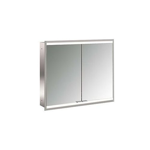4018445141697 - Emco prime Unterputz-Lichtspiegelschrank 949706234 800x730mm 2-türig aluminium spiegel 4018445141697 - Emco prime Unterputz-Lichtspiegelschrank 949706234 800x730mm 2-türig aluminium spiegel