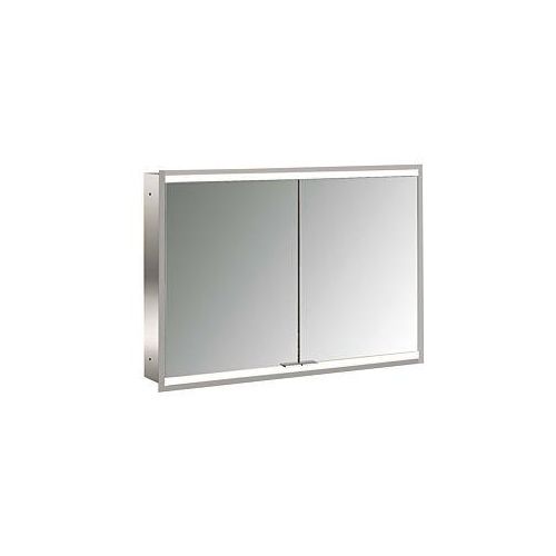4018445141727 - Emco prime Unterputz-Lichtspiegelschrank 949706255 1000x730mm 2-türig aluminium spiegel 4018445141727 - Emco prime Unterputz-Lichtspiegelschrank 949706255 1000x730mm 2-türig aluminium spiegel