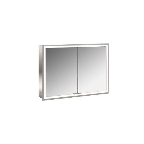 4018445141055 - Emco prime Unterputz-Lichtspiegelschrank 949706293 1000x730mm 2-türig aluminium spiegel 4018445141055 - Emco prime Unterputz-Lichtspiegelschrank 949706293 1000x730mm 2-türig aluminium spiegel