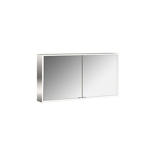 4018445140812 - Emco prime Aufputz-Lichtspiegelschrank 949706285 1300x700mm 2-türig aluminium spiegel 4018445140812 - Emco prime Aufputz-Lichtspiegelschrank 949706285 1300x700mm 2-türig aluminium spiegel