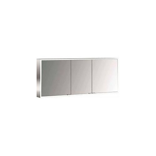 4018445140874 - Emco prime Aufputz-Lichtspiegelschrank 949706286 1600x700mm 3-türig aluminium spiegel 4018445140874 - Emco prime Aufputz-Lichtspiegelschrank 949706286 1600x700mm 3-türig aluminium spiegel
