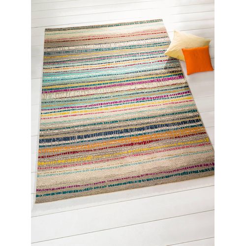 4250788732914 - Teppich HEINE HOME Teppiche Gr B L 57 cm x 90 cm 10 mm 1 St bunt (ecru bunt) Bunte Teppiche