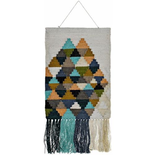 8424001722075 - Dkd Home Decor - Baumwoll Wandteppich Jute 51x2x115 Multikolen Fransen Jute Baumwolle mehrfarbige Material Familien Farbdekorationen Details Details