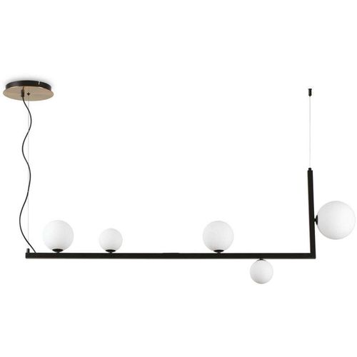 8021696273648 - Idealluxlighting - Ideal Lux birds Globe Bar Pendelleuchte Schwarz