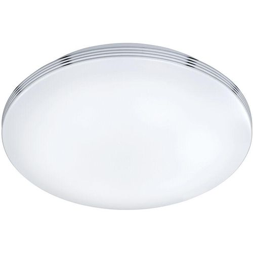 4017807280050 - Leuchten - Elegante schlichte led Badleuchte apart Chrom Acryl weiß ø 35 cm