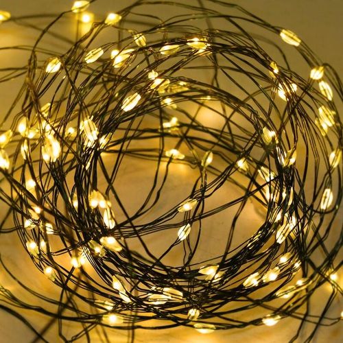 0765351569568 - Aufun - 150M led Lichterkette aus Kupferdraht 1500 LEDs 8 Modi Wasserdicht IP44 mit Stecker und Fernbedienung Timer ideal für Weihnachtsdeko