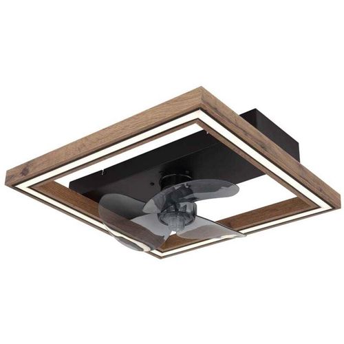 9007371527823 - - Deckenventilator Lüfter Deckenlampe led Holz Fernbedienung dimmbar Vor-Rücklauf