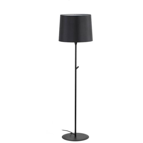 8421776235731 - Faro 64313-09 Stehleuchte conga E27 15W Stahl mattschwarz Textil Schwarz L40cm H153cm dimmbar