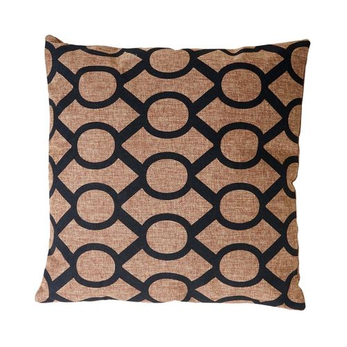 4057651157122 - Zierkissen Kreise Sofakissen Deko-Kissen mit Füllung braun schwarz 45x45cm 4057651157122 - Zierkissen Kreise Sofakissen Deko-Kissen mit Füllung braun schwarz 45x45cm