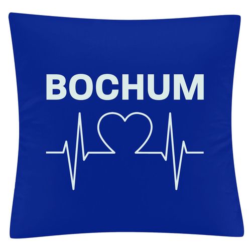4068859035082 - multifanshop Kissenbezug - Bochum - Herzschlag - Druck weiß - Kissen 4068859035082 - multifanshop Kissenbezug - Bochum - Herzschlag - Druck weiß - Kissen