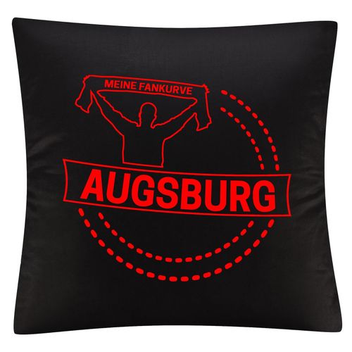 4068859132712 - multifanshop Kissenbezug - Augsburg - Meine Fankurve - Druck rot - Kissen 4068859132712 - multifanshop Kissenbezug - Augsburg - Meine Fankurve - Druck rot - Kissen