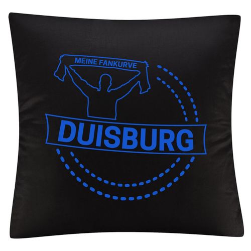 4068859053826 - multifanshop Kissenbezug - Duisburg - Meine Fankurve - Druck blau - Kissen 4068859053826 - multifanshop Kissenbezug - Duisburg - Meine Fankurve - Druck blau - Kissen