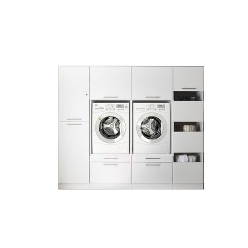 4262376918730 - Waschmaschinenschrank Trockner Schrank Wäscheschrank 235 cm Weiß Clara Respekta 4262376918730 - Waschmaschinenschrank Trockner Schrank Wäscheschrank 235 cm Weiß Clara Respekta