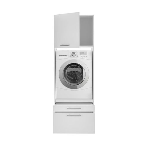 4262376918617 - Waschmaschinenschrank Trockner Schrank stabile Bauart 67 cm Weiß Clara Respekta 4262376918617 - Waschmaschinenschrank Trockner Schrank stabile Bauart 67 cm Weiß Clara Respekta