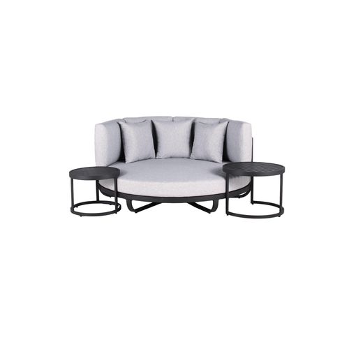 4058166302120 - HOME DELUXE Daybed Outdoor FLORIDA inkl Beistelltische - Ø 170 cm 4058166302120 - HOME DELUXE Daybed Outdoor FLORIDA inkl Beistelltische - Ø 170 cm
