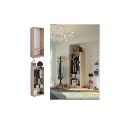 4066731451319 - Kleiderschrank Elmo Sonoma 80 x 200 cm Vicco