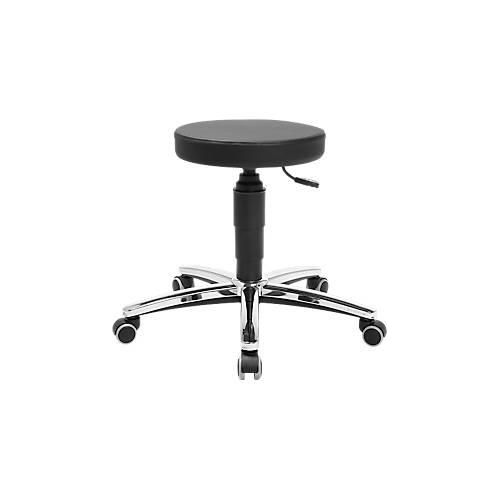 4014296918679 - Laborhocker Tec 70 desinfektionsmittelbeständig gepolstert Hartbodenrollen Ø 35 x H 390 – 520 mm schwarz 4014296918679 - Laborhocker Tec 70 desinfektionsmittelbeständig gepolstert Hartbodenrollen Ø 35 x H 390 – 520 mm schwarz